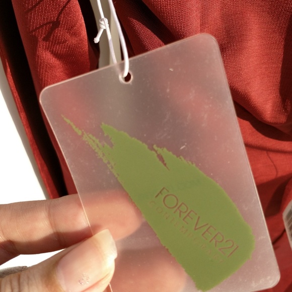 NWT Forever 21 Women's Size Small Maroon Dress - Picture 4 of 6